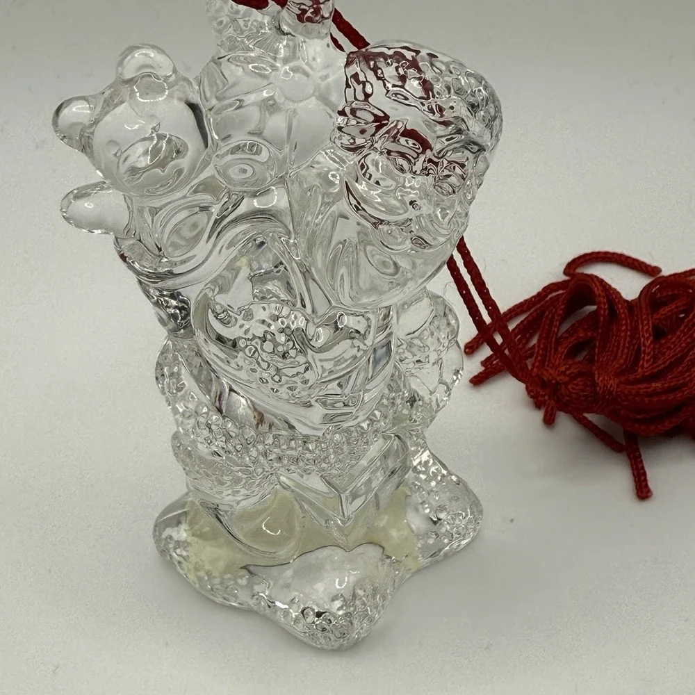 MARQUIS WATERFORD CRYSTAL CHRISTMAS ORNAMENT AMERICAN SANTA 1st in Series No box